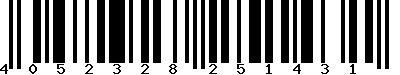EAN-13 : 4052328251431 EAN-13 : 4052328251431