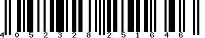 EAN-13 : 4052328251646 EAN-13 : 4052328251646