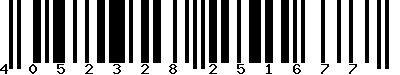 EAN-13 : 4052328251677 EAN-13 : 4052328251677