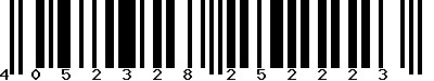 EAN-13 : 4052328252223 EAN-13 : 4052328252223