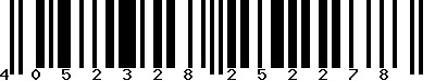 EAN-13 : 4052328252278 EAN-13 : 4052328252278
