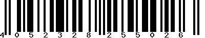 EAN-13 : 4052328255026 EAN-13 : 4052328255026