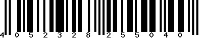 EAN-13 : 4052328255040 EAN-13 : 4052328255040