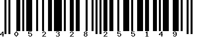 EAN-13 : 4052328255149 EAN-13 : 4052328255149