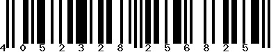 EAN-13 : 4052328256825 EAN-13 : 4052328256825