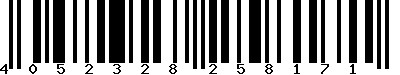 EAN-13 : 4052328258171 EAN-13 : 4052328258171