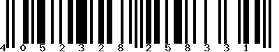 EAN-13 : 4052328258331 EAN-13 : 4052328258331