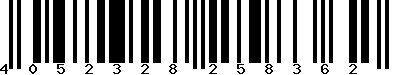 EAN-13 : 4052328258362 EAN-13 : 4052328258362