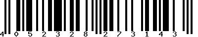 EAN-13 : 4052328273143 EAN-13 : 4052328273143