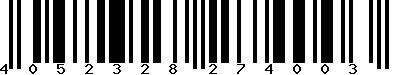 EAN-13 : 4052328274003 EAN-13 : 4052328274003
