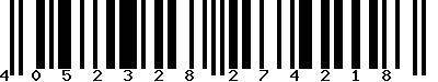 EAN-13 : 4052328274218 EAN-13 : 4052328274218