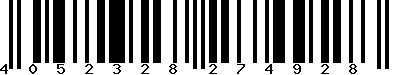 EAN-13 : 4052328274928 EAN-13 : 4052328274928