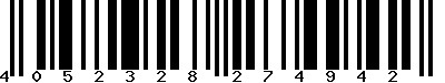 EAN-13 : 4052328274942 EAN-13 : 4052328274942