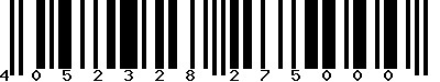 EAN-13 : 4052328275000 EAN-13 : 4052328275000