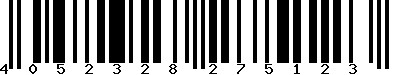 EAN-13 : 4052328275123 EAN-13 : 4052328275123