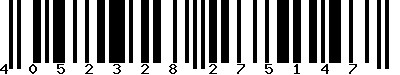EAN-13 : 4052328275147 EAN-13 : 4052328275147