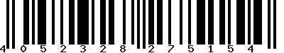 EAN-13 : 4052328275154 EAN-13 : 4052328275154