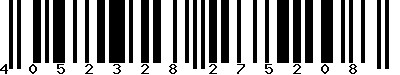 EAN-13 : 4052328275208 EAN-13 : 4052328275208