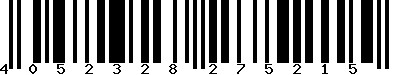EAN-13 : 4052328275215 EAN-13 : 4052328275215