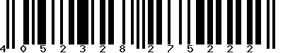 EAN-13 : 4052328275222 EAN-13 : 4052328275222
