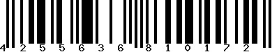 EAN-13 : 4255636810172
