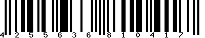 EAN-13 : 4255636810417