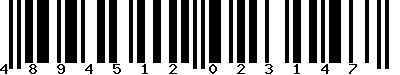 EAN-13 : 4894512023147 EAN-13 : 4894512023147