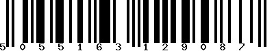 EAN-13 : 5055163129087 EAN-13 : 5055163129087