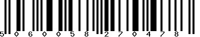 EAN-13 : 5060058270478