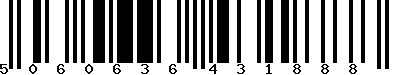 EAN-13 : 5060636431888 EAN-13 : 5060636431888