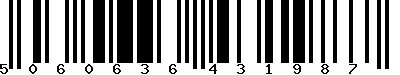EAN-13 : 5060636431987 EAN-13 : 5060636431987