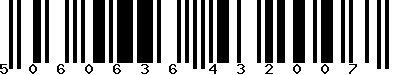 EAN-13 : 5060636432007 EAN-13 : 5060636432007
