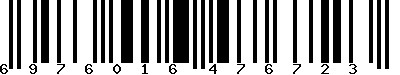 EAN-13 : 6976016476723 EAN-13 : 6976016476723