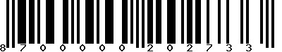 EAN-13 : 8700000202733
