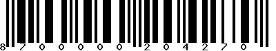 EAN-13 : 8700000204270